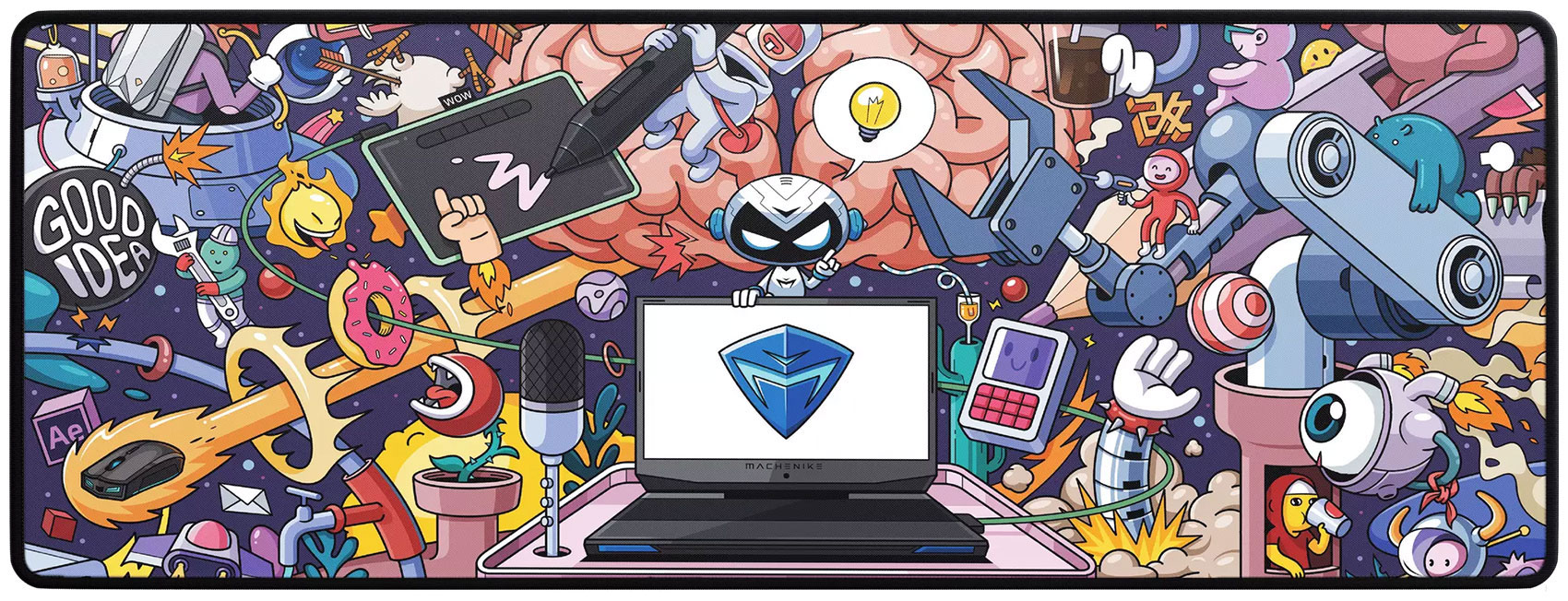 Изображение товара Игровой коврик для мыши Machenike GP-904 900x400 мм нескользящее покрытие