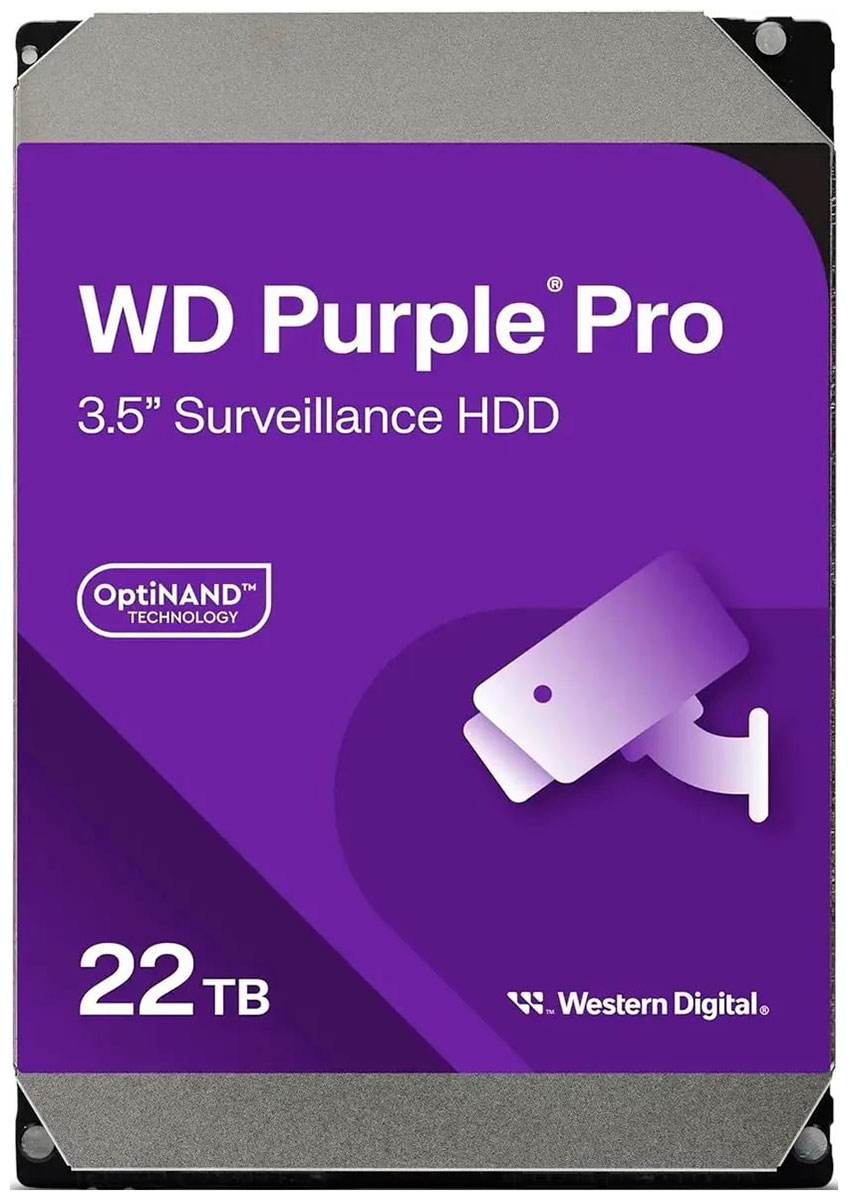 Изображение товара Жесткий диск Western Digital 3.5 22 TB Purple Surveillance (WD221PURP)