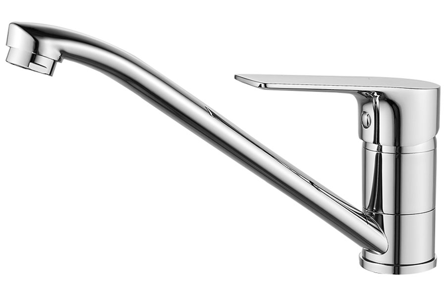 Изображение товара Кухонный смеситель Rossinka с поворотным изливом латунь хром RS27-21