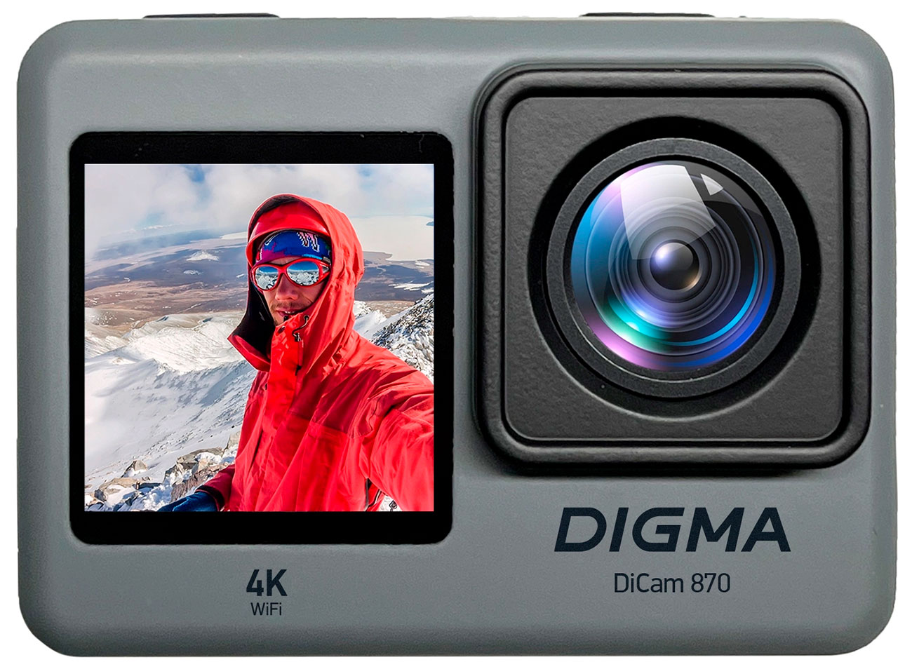 Экшн-камера Digma DiCam 870, серый Экшн-камера Digma DiCam 870, серый
