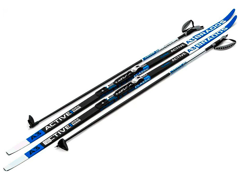 Изображение товара Лыжи беговые STC NNN - 200 WAX Brados Active A3 Blue