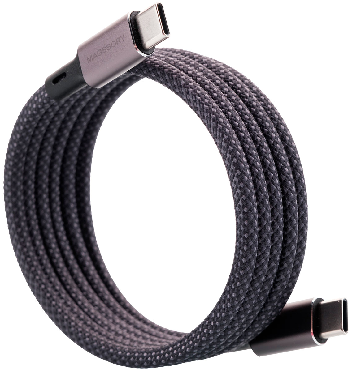Изображение товара Магнитный кабель Magssory 60W, USB-C, 1.2 м, черный (CBL001)