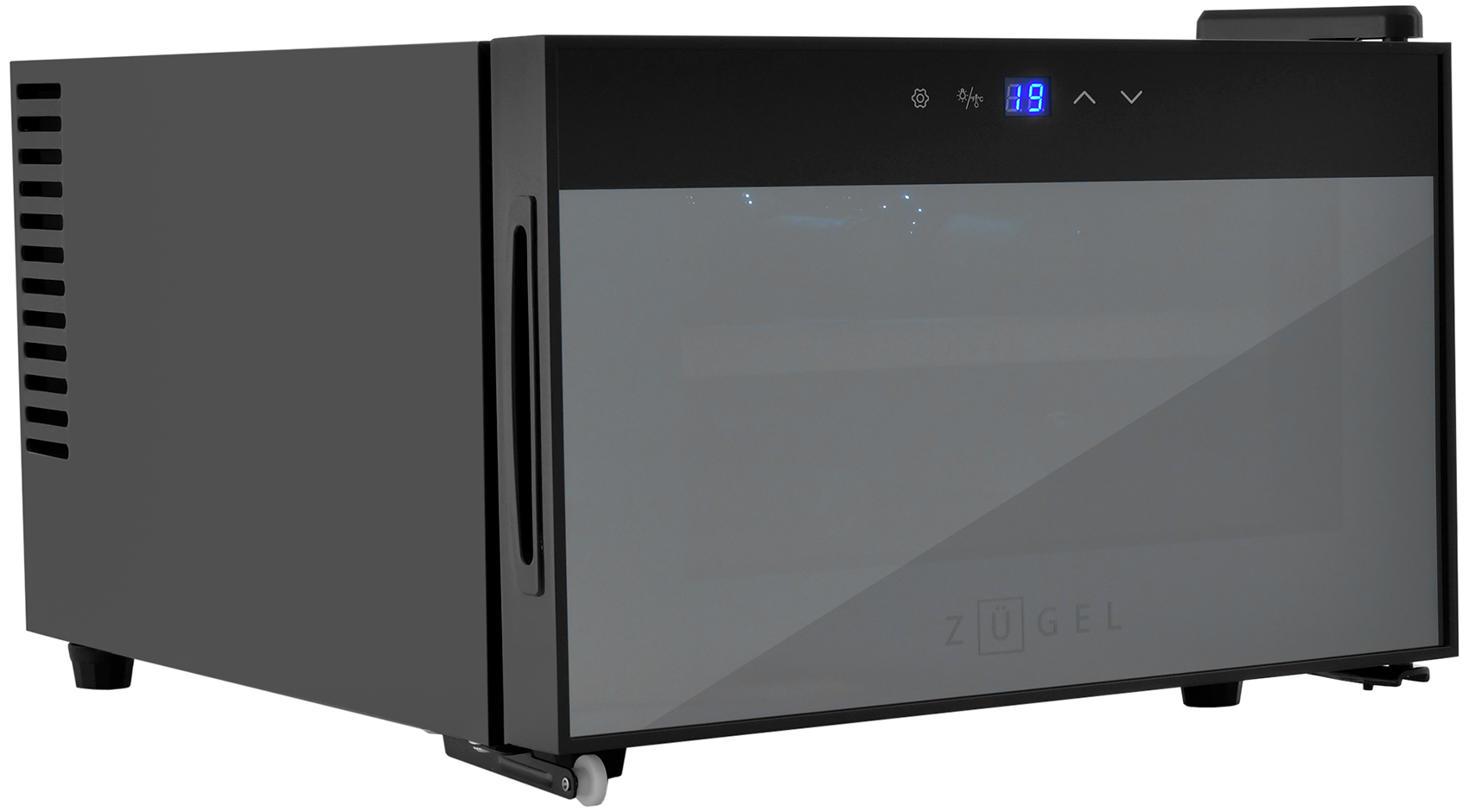 Изображение товара Винный шкаф Zugel ZTWF81B черный