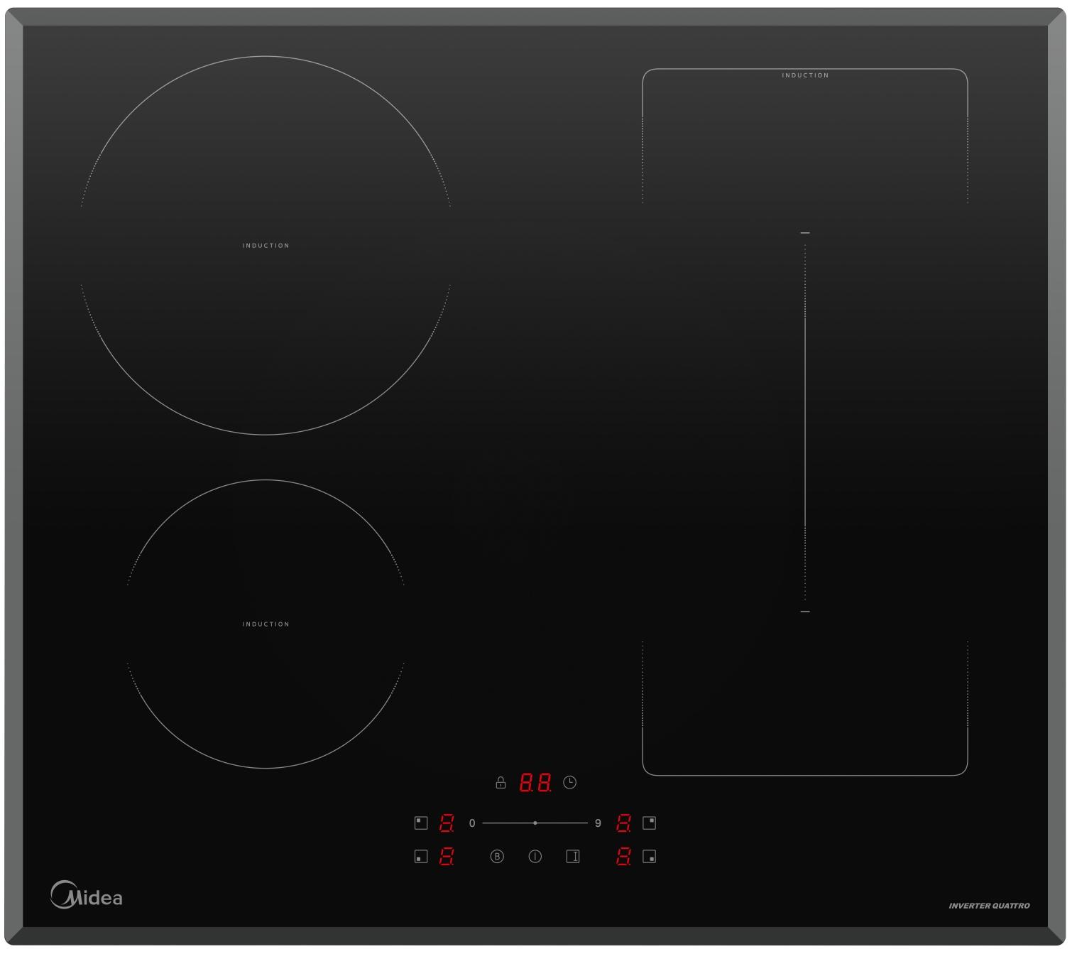 

Электрическая варочная панель Midea MIH65787F, Черный