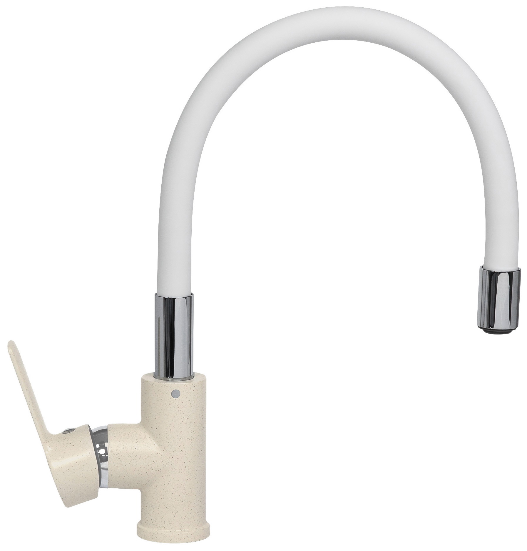 Изображение товара Кухонный смеситель Zigmund & Shtain 2400W с гибким излив и керамическим картриджем