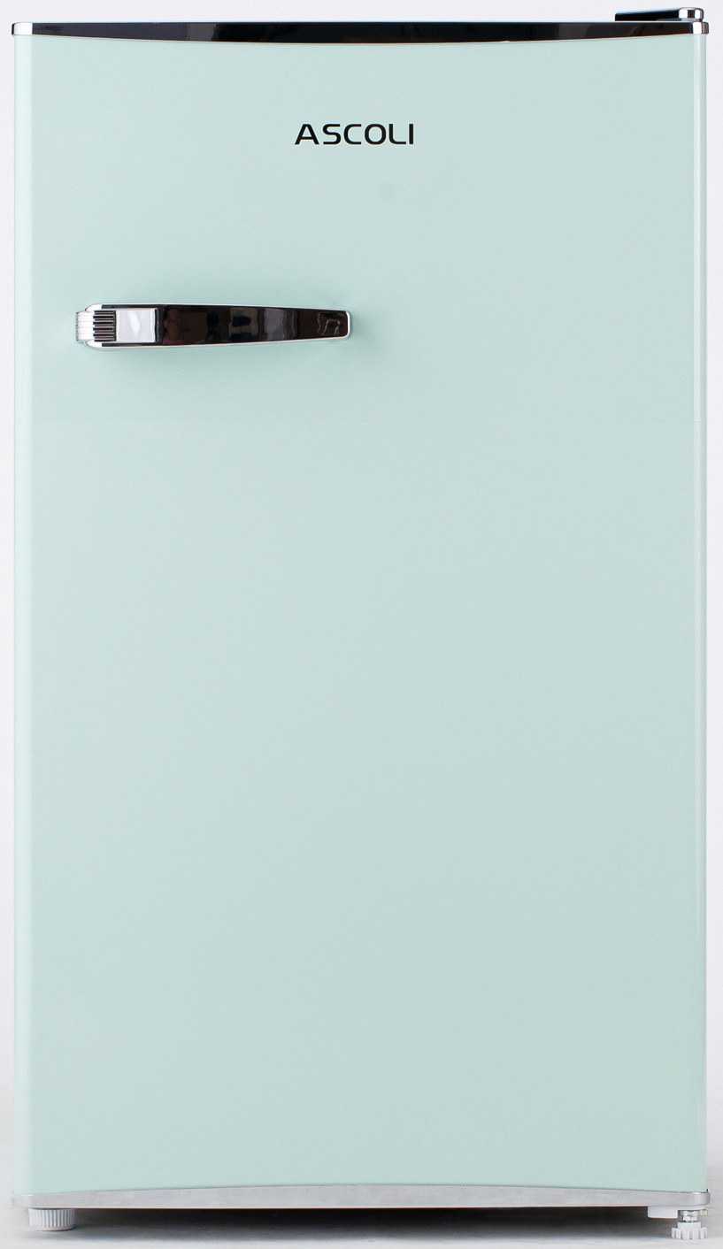 Однокамерный холодильник Ascoli ADFRM90 ретро зеленый