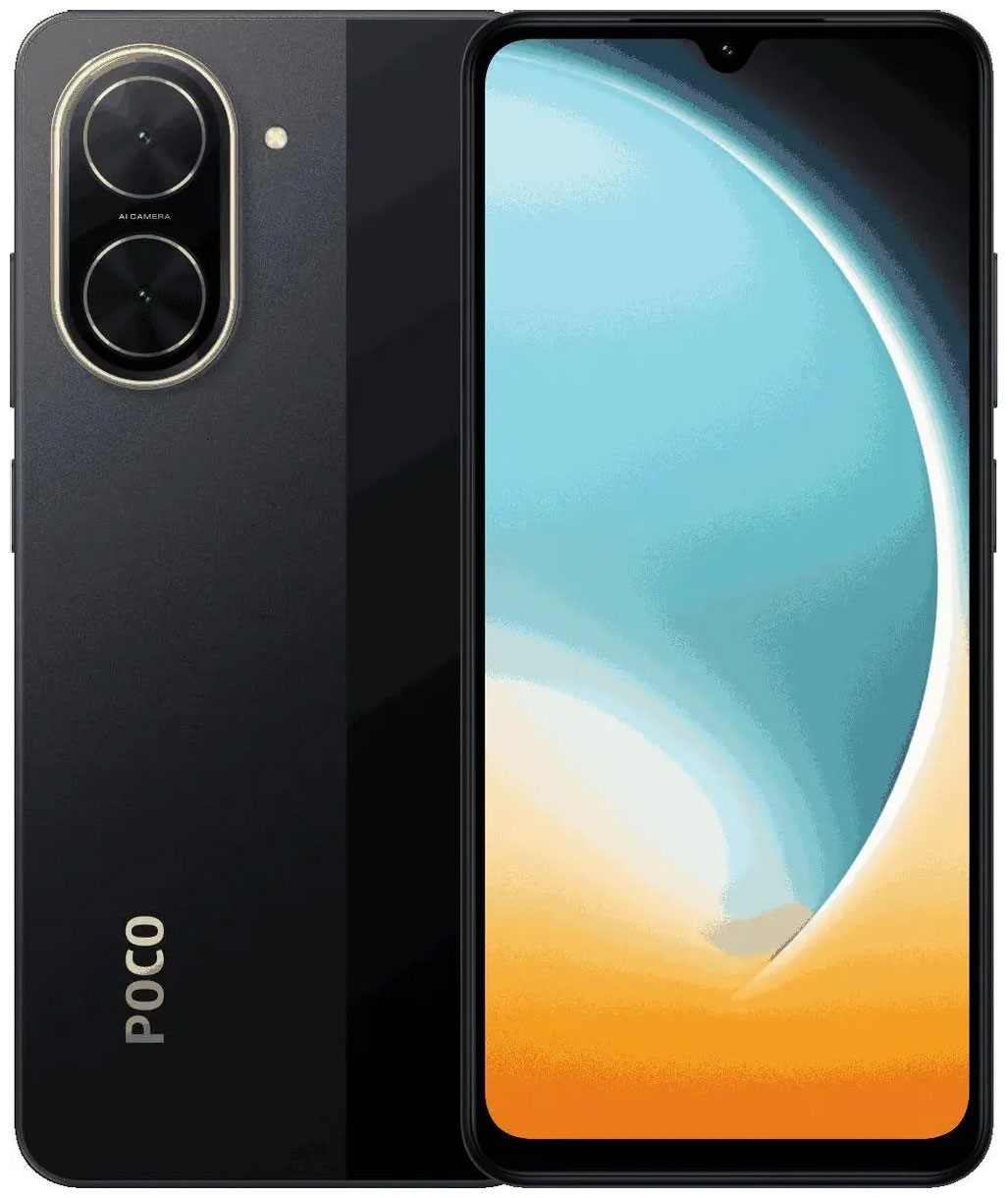 Изображение товара Смартфон Poco C71 3+64 Гб Black (C3ZP)