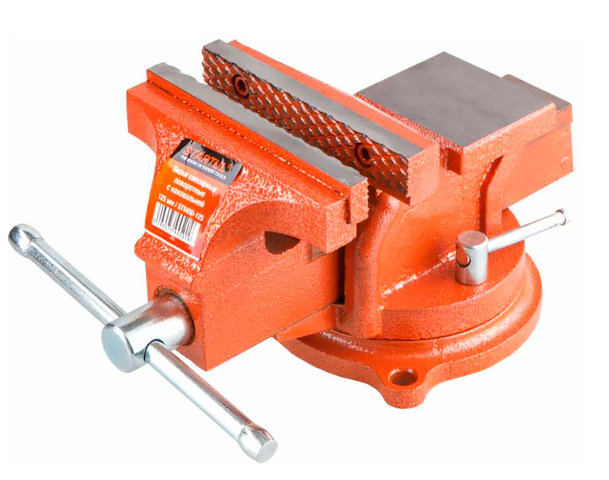 Изображение товара Тиски Startul 100мм, слесарные поворотные, MASTER (ST9450-100)