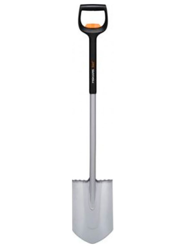 Изображение товара Лопата штыковая Fiskars телескопическая закругленная Xact