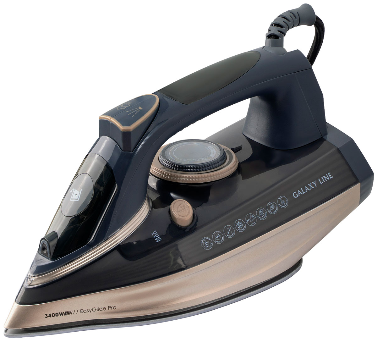 Изображение товара Утюг Galaxy Line GL 6143 мощность 3400 Вт вертикальное отпаривание антинакипь