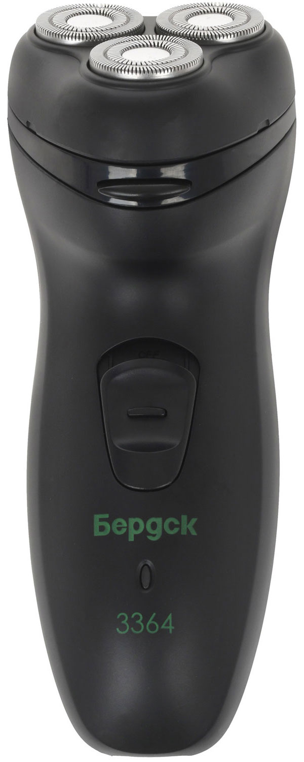 Изображение товара Электробритва Бердск 3364 роторная, для сухого бритья, 3 бритвенные секции