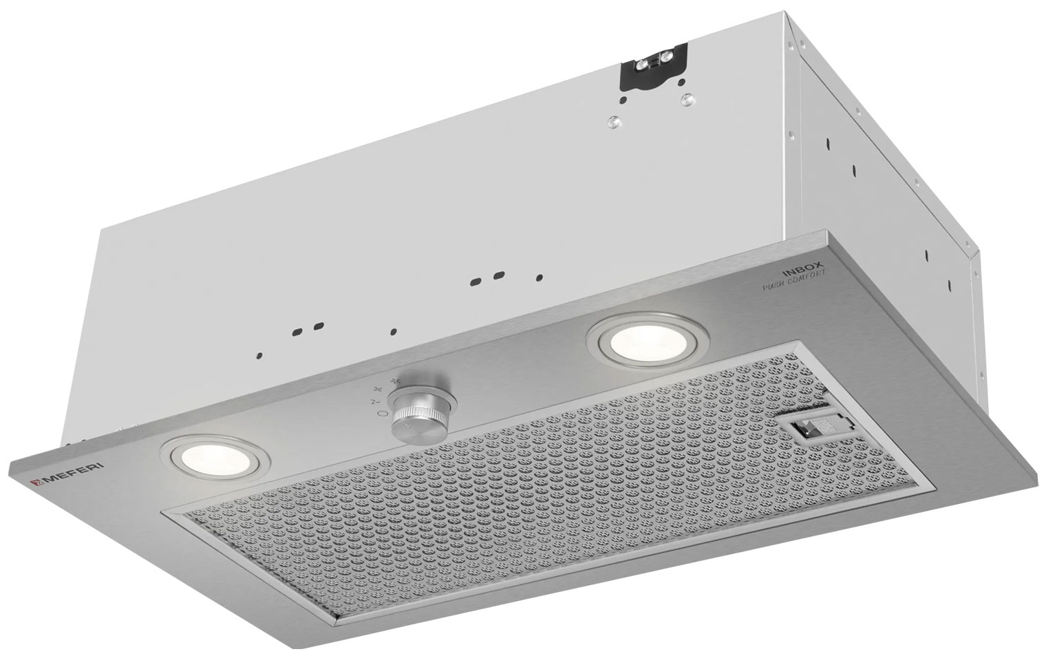 Изображение товара Вытяжка кухонная Meferi INBOX52IX PUSH COMFORT нержавеющая сталь 950 м3/ч