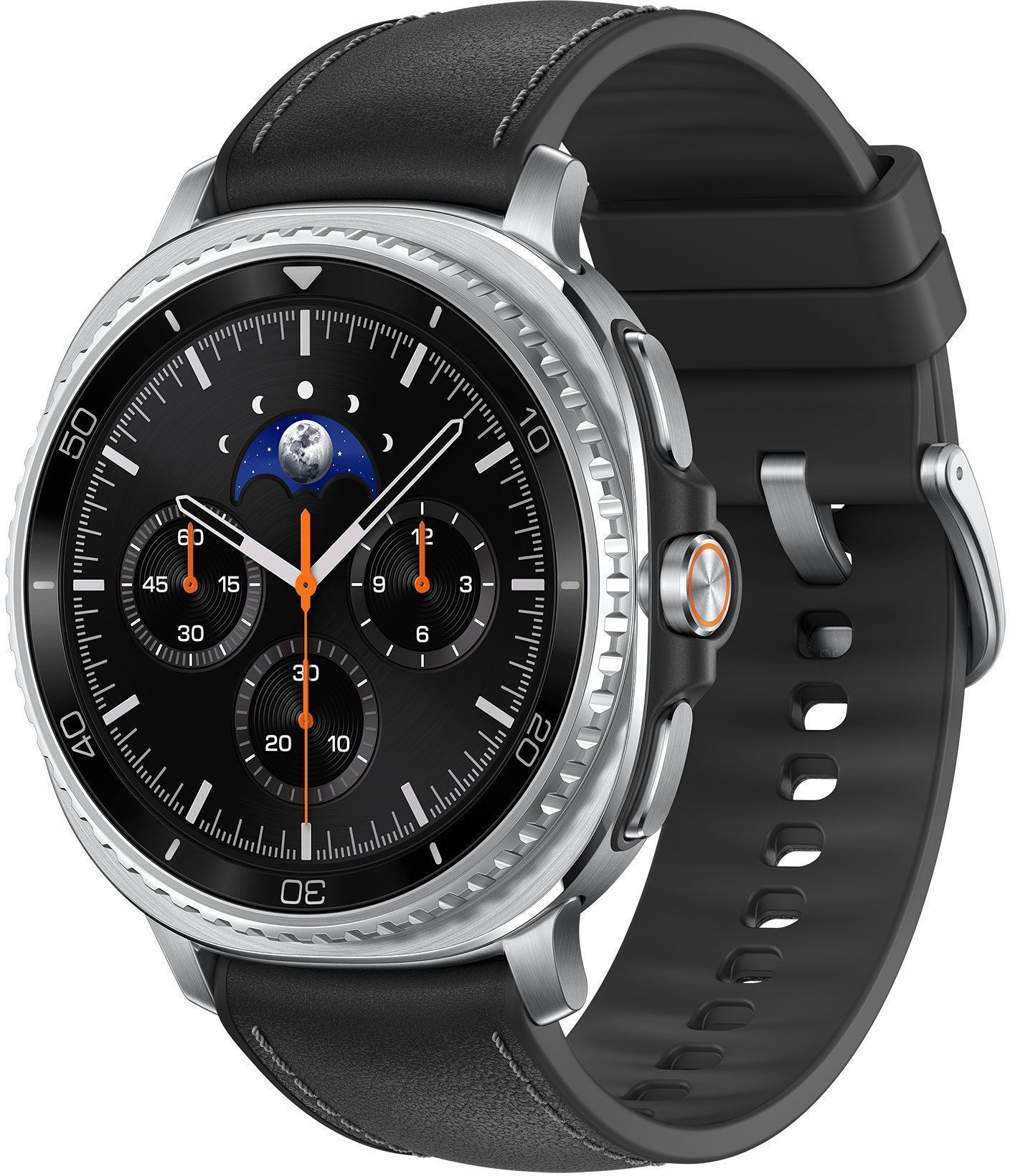 Изображение товара Умные часы Samsung Galaxy Watch 8 Classic LTE 46 мм 1.34 Super AMOLED серебристый/черный (SM-L505FZKACAU)