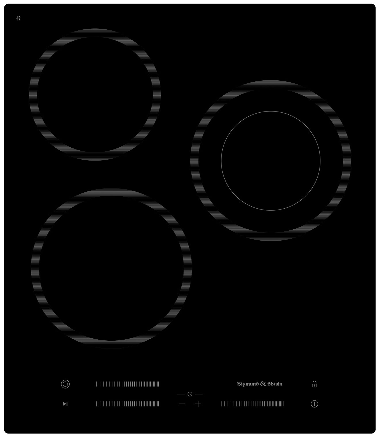 

Электрическая варочная панель Zigmund & Shtain CN 53.4 B, Черный