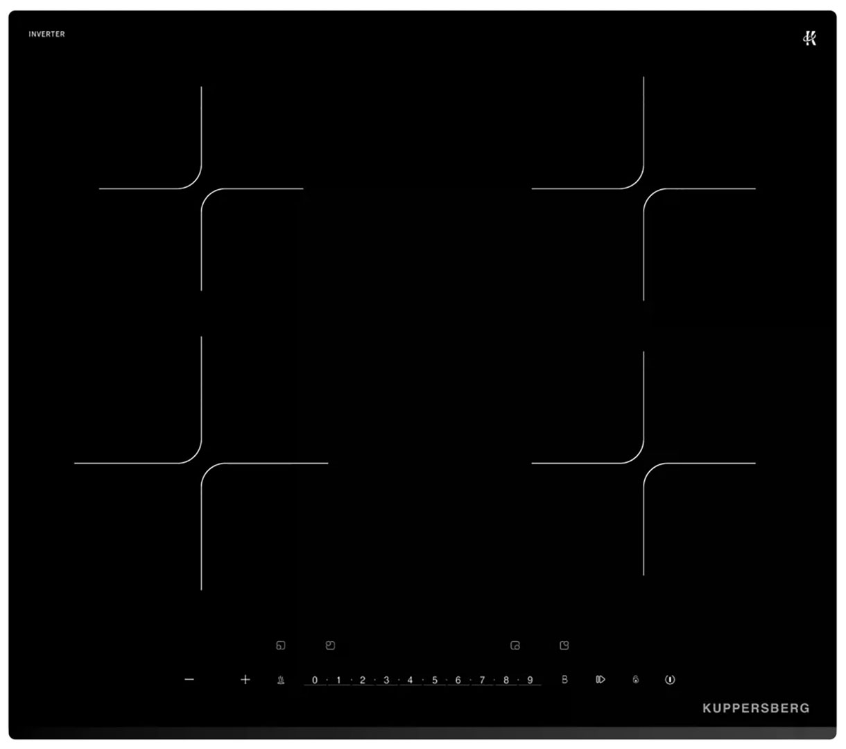 Изображение товара Электрическая варочная панель Kuppersberg ICI 609 4 индукции сенсорное управление