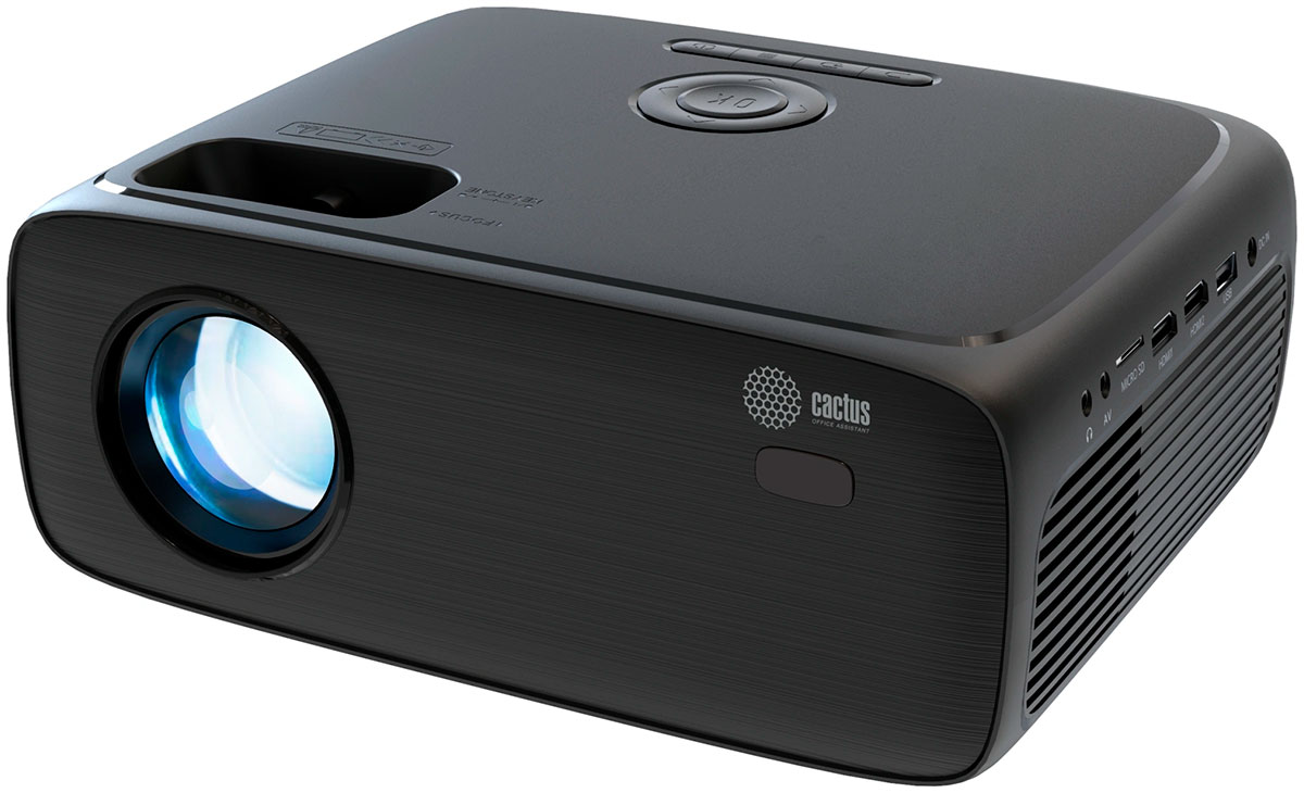 

Проектор Cactus CS-PRM.07B.Full HD LCD, Черный