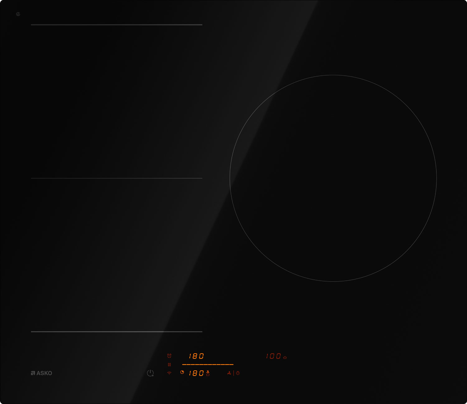 Изображение товара Электрическая индукционная варочная панель Asko HI5632FBG1 3 конфорки сенсорное управление