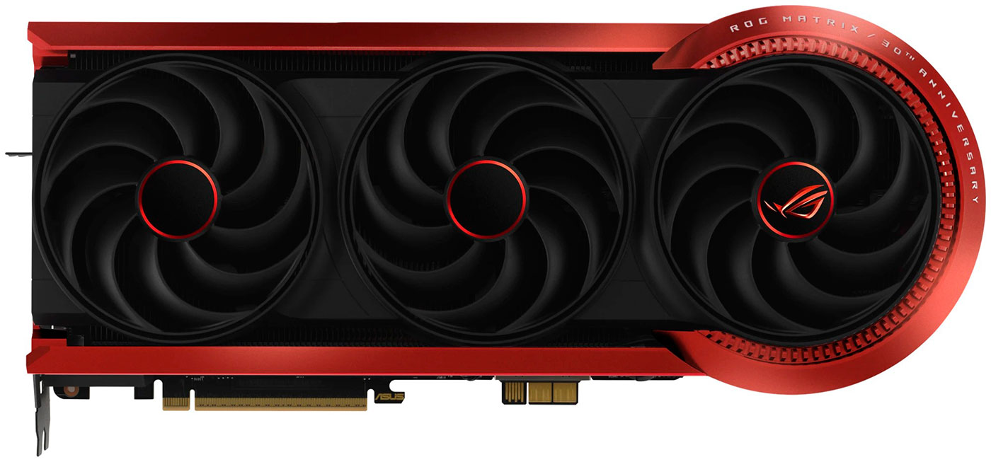 Изображение товара Игровая видеокарта Asus GeForce ROG MATRIX RTX 5090 32GB 30th Anniversary (ROG-MATRIX-RTX5090-P32G-30TH)