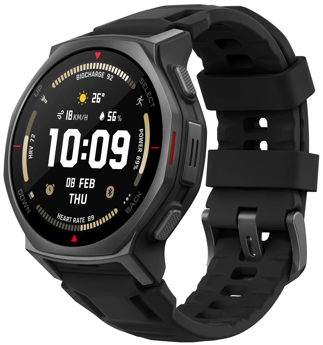 Изображение товара Умные часы и браслет Amazfit A2549 T-Rex 3 Pro 44mm Tactical Black (6972596109648)