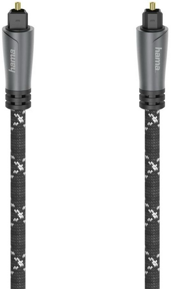 фото Аудио-волоконно-оптический кабель hama odt (toslink), 1.5 м, black (205139)