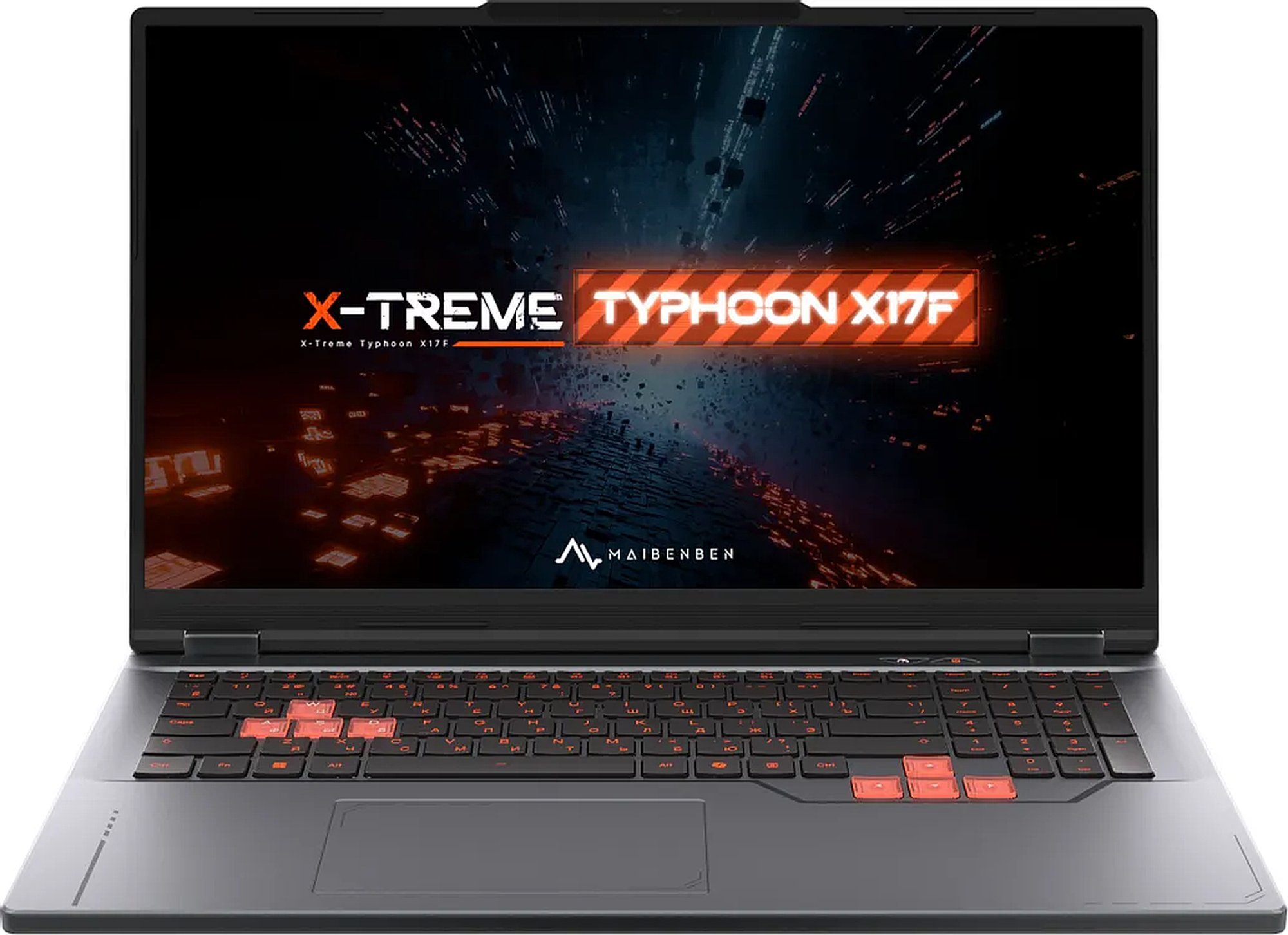 Изображение товара Ноутбук Maibenben X-Treme Tsunami X17F-R98956 17,3 FHD IPS (X17F-R989560G34LG4E10) серый Изображение товара Ноутбук Maibenben X-Treme Tsunami X17F-R98956 17,3 FHD IPS (X17F-R989560G34LG4E10) серый