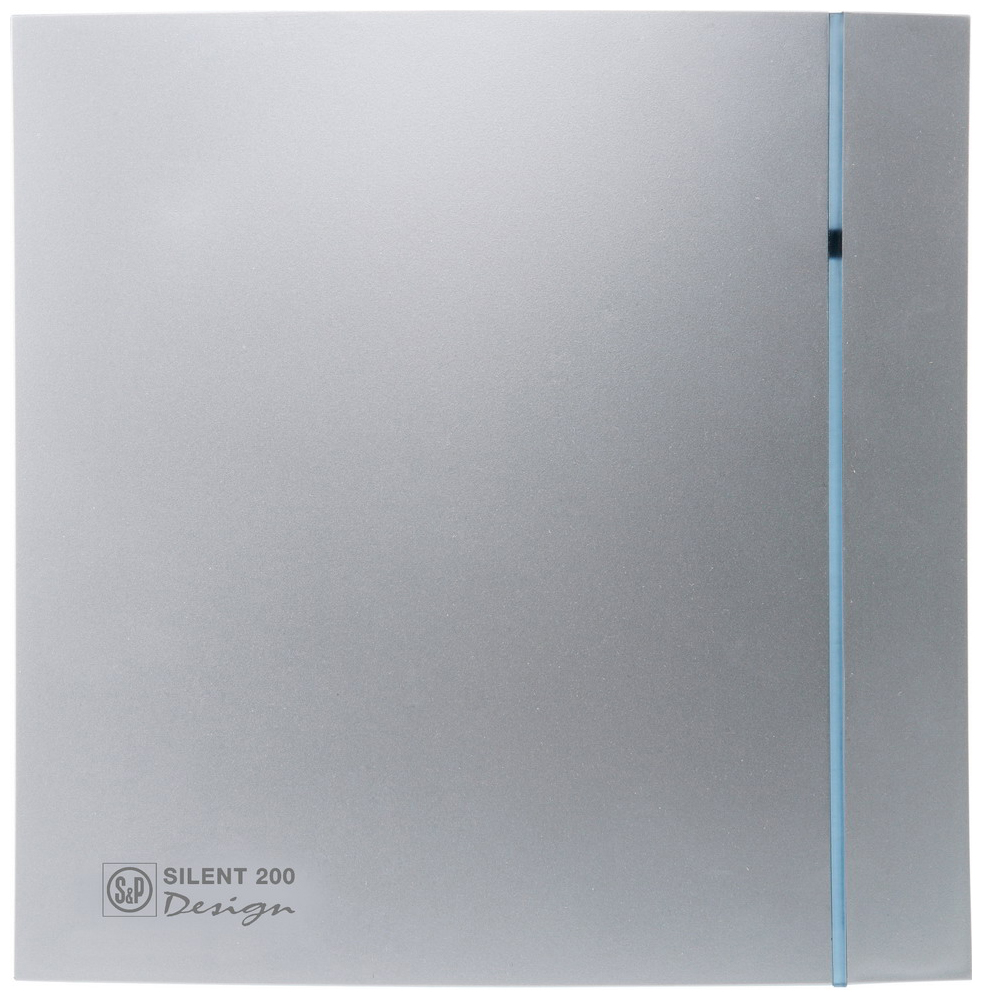 Вытяжной вентилятор Soler & Palau SILENT-200 CZ DESIGN-3C (серебро) 03-0103-131