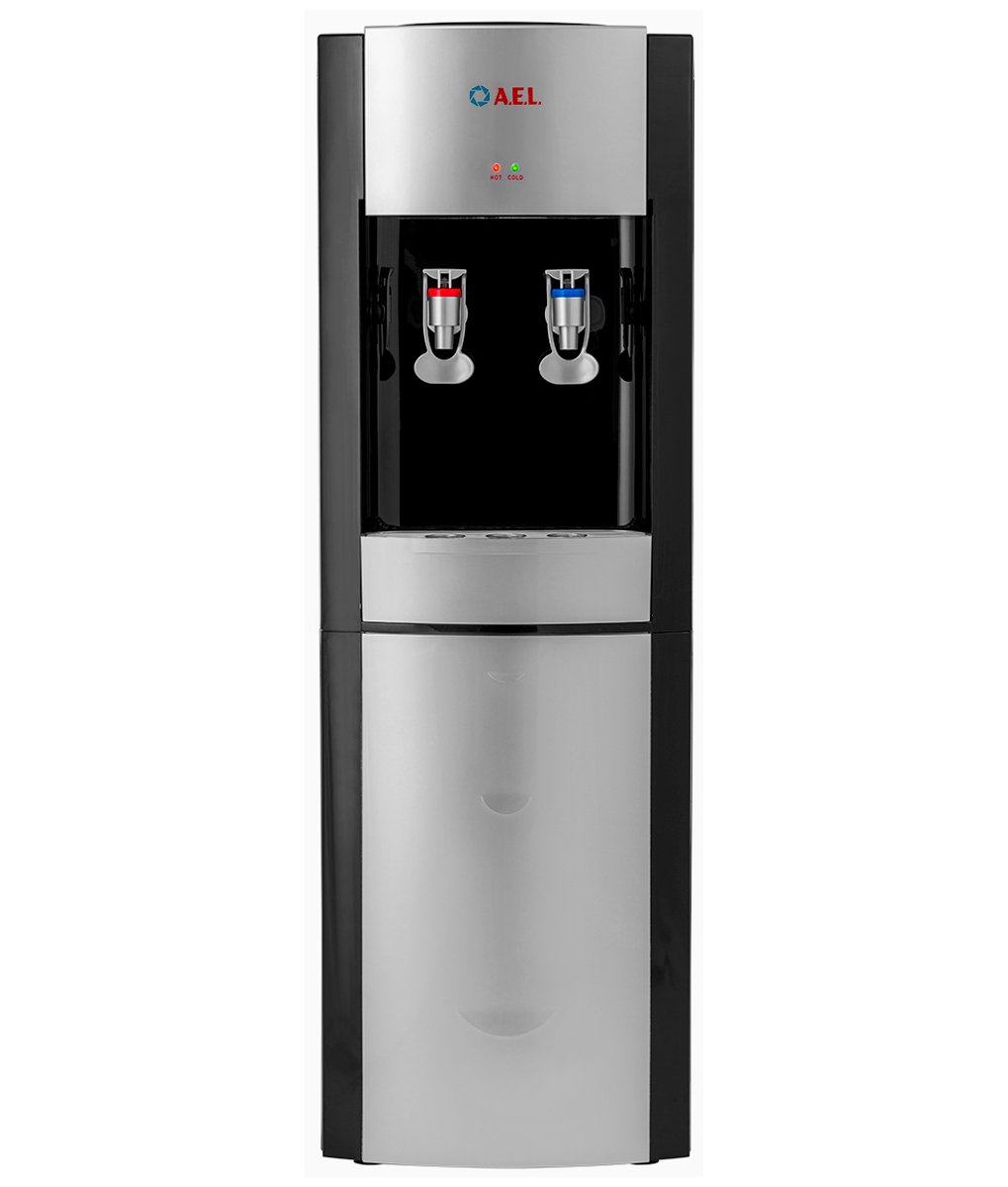 Изображение товара Кулер для воды AEL LD-AEL-28 черный серебристый напольный электронный нагрев и охлаждение