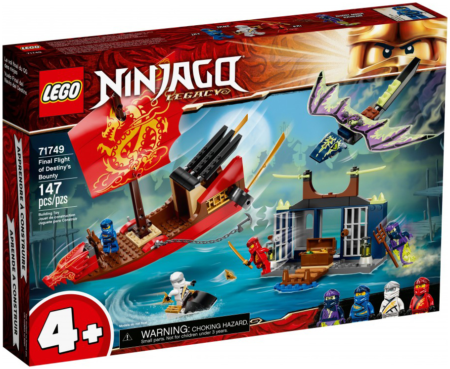 конструктор lego ninjago 71749 дар судьбы решающая битва 147 дет Конструктор Lego Ninjago ''«Дар Судьбы». Решающая битва.''