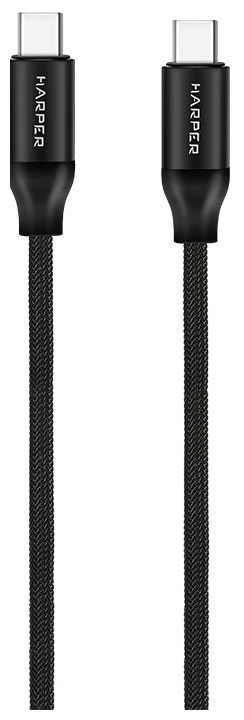 

Кабель Harper USB-C BRCH-772 black, Черный