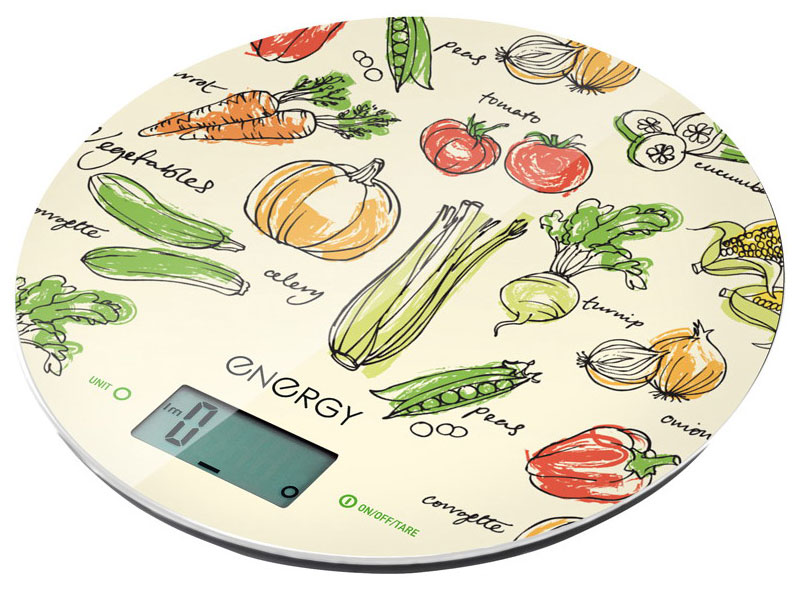 Кухонные весы Energy EN-403 101233 овощи кухонные весы energy en 405мк