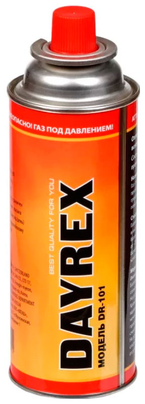 Изображение товара Газовый баллон Dayrex 101 1/4/28 220 гр. Изображение товара Газовый баллон Dayrex 101 1/4/28 220 гр.
