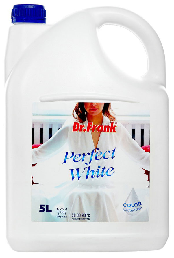 Жидкое средство для стирки белого белья Dr.Frank Perfect White 5 л. 100 стирок, DPW005