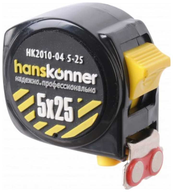 Изображение товара Рулетка Hanskonner HK2010-04-5-25 5x25, СУПЕРКОМПАКТ