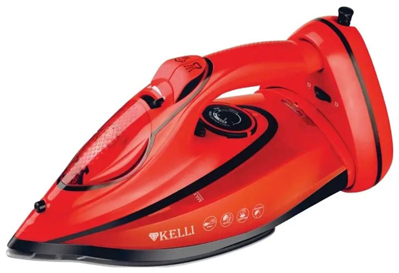 Утюг Kelli KL-1650 Керамика красный