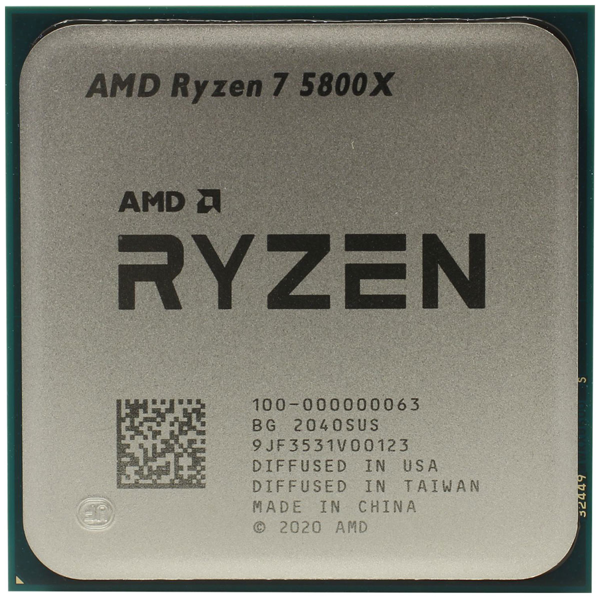 Изображение товара Процессор AMD Ryzen 7 5800X AM4 (100-100000063WOF) (3.8GHz) Box w/o cooler