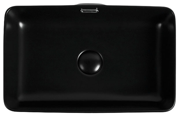 Изображение товара Раковина Aquanet Perfect-2-MB 48 черный матовый черный (PERFECT-2-MB)