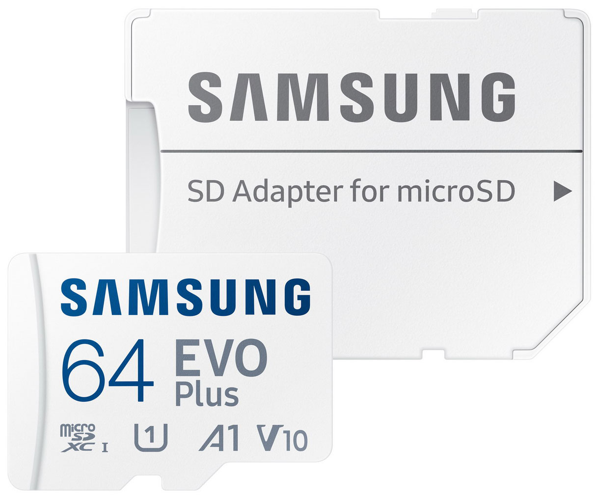 Карта памяти Samsung MicroSDXC Evo Plus 64GB (MB-MC64KA/EU) карта памяти samsung microsdxc evo plus class10 uhs i u1 130mb s 64gb adp eu