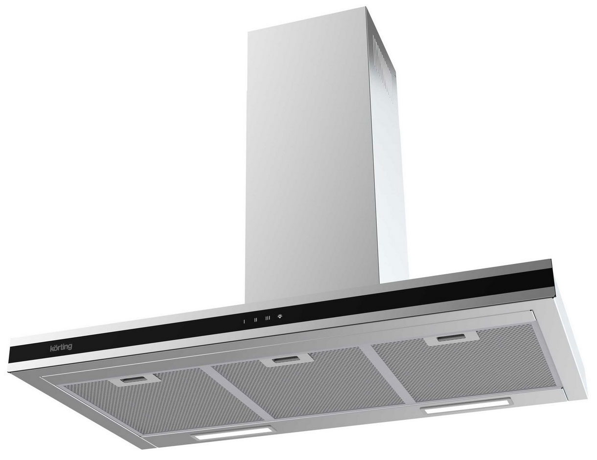Изображение товара Современная кухонная вытяжка Korting KHC 9737 XGN нержавеющая сталь 800 м3/ч
