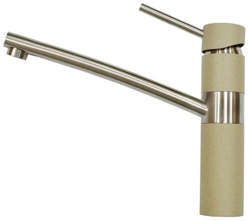 Изображение товара Кухонный смеситель Emar 3011.1 Сардоникс из нержавеющей стали для мойки