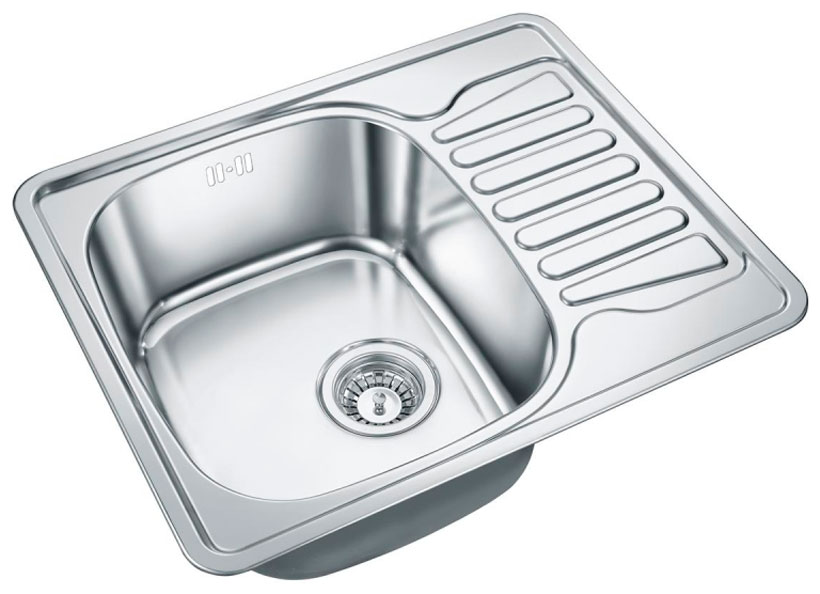 Изображение товара Кухонная мойка Emar 5848 с крылом из нержавеющей стали