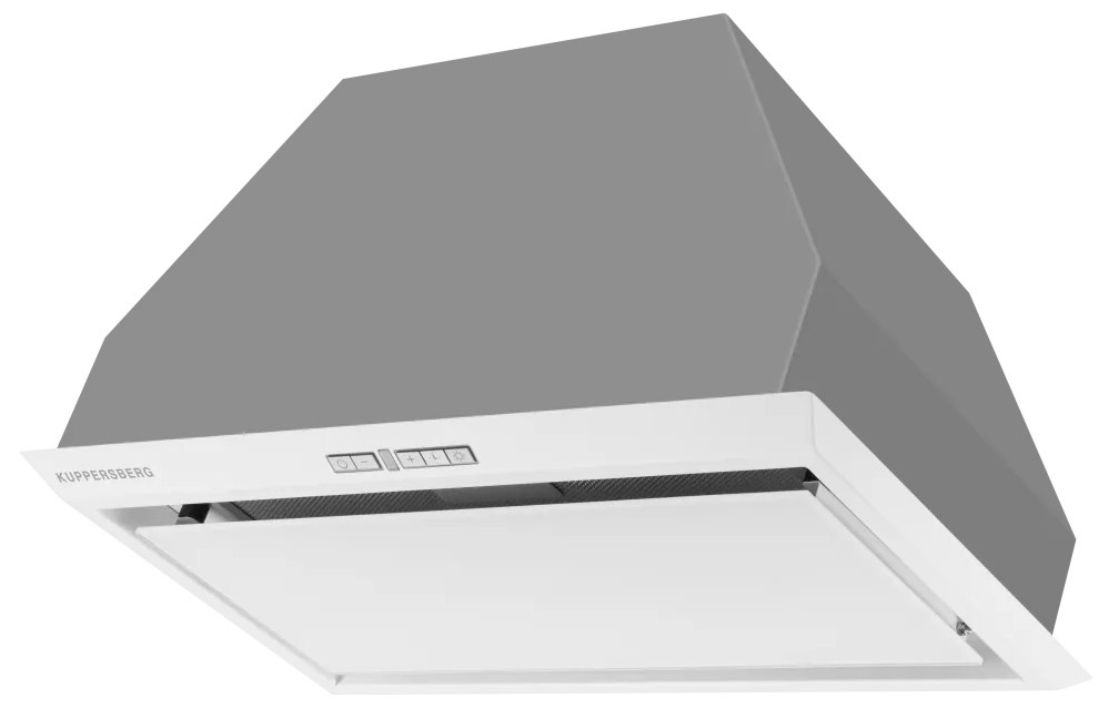 Изображение товара Встроенная вытяжка Kuppersberg INTRO 60 WHITE с металлическим фильтром