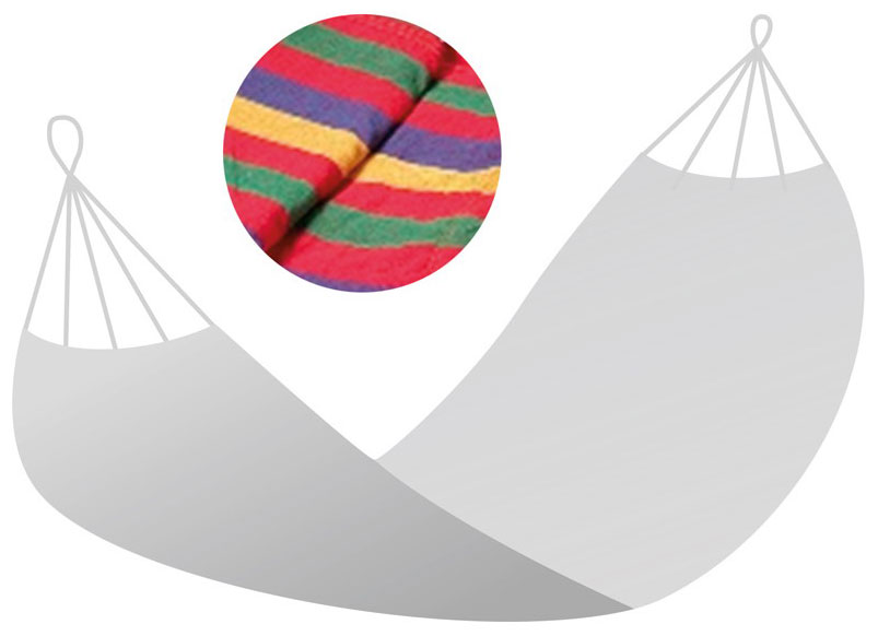 Изображение товара Гамак полотняный Ecos Ham-19 004981 190х150см поликоттон с чехлом