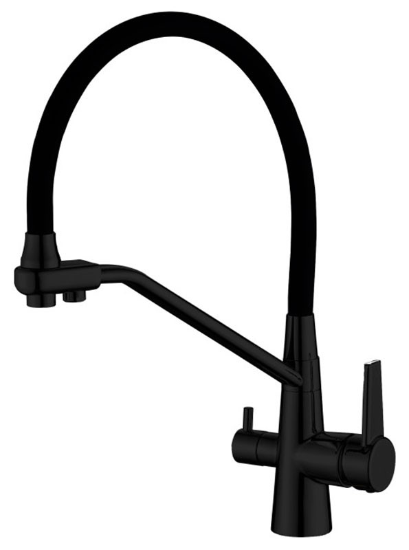 Изображение товара Кухонный смеситель Haiba HB855-7/черный (HB76855-7)