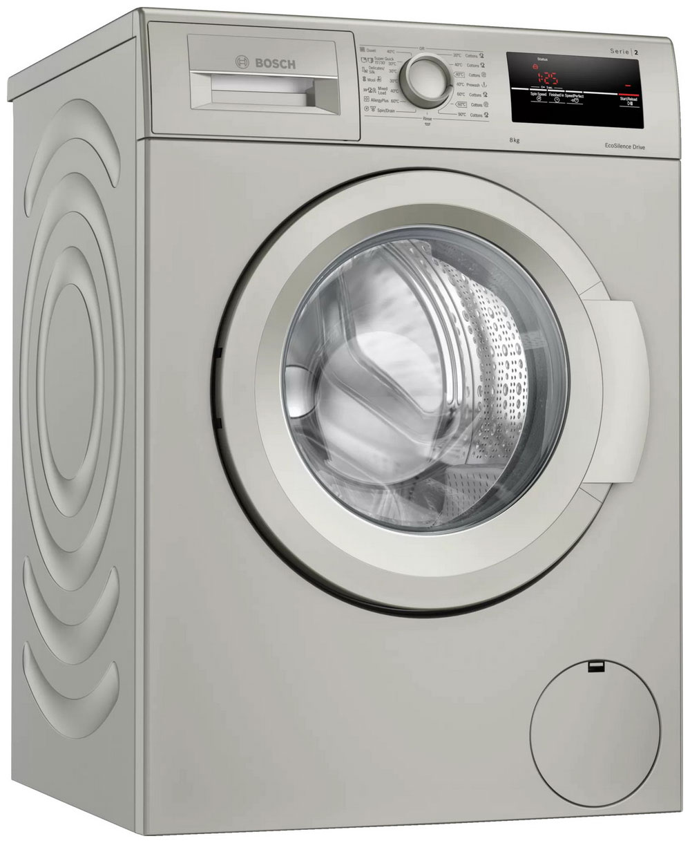 Изображение товара Стиральная машина Bosch WAJ2018SME 8 кг, энергоэффективная, с дисплеем