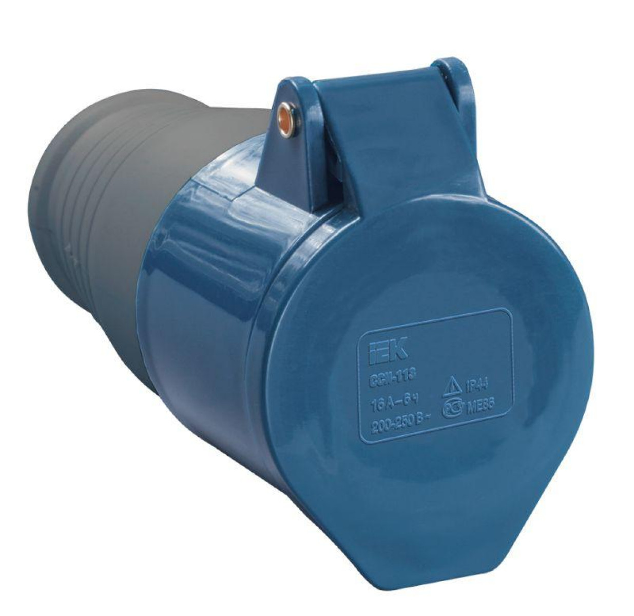 Изображение товара Изделия для электромонтажа IEK Розетка кабельная 32А 220В 2P+PE ССИ-223 IP44