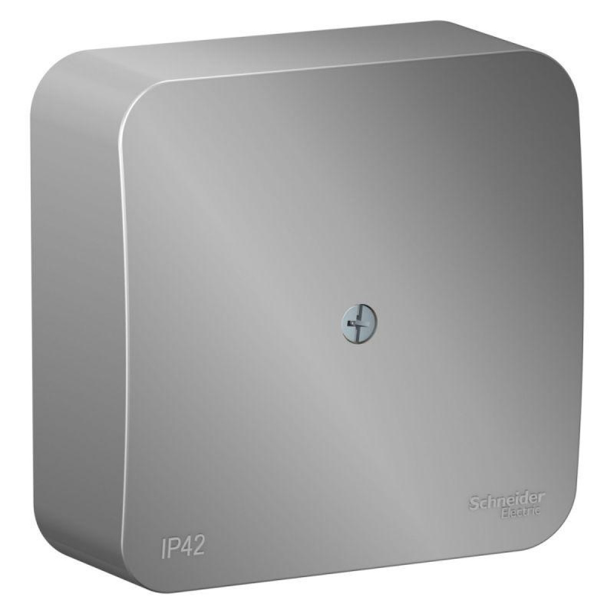 Изображение товара Декоративная рамка основание короба распределительного IP42 алюминий Systeme Electric