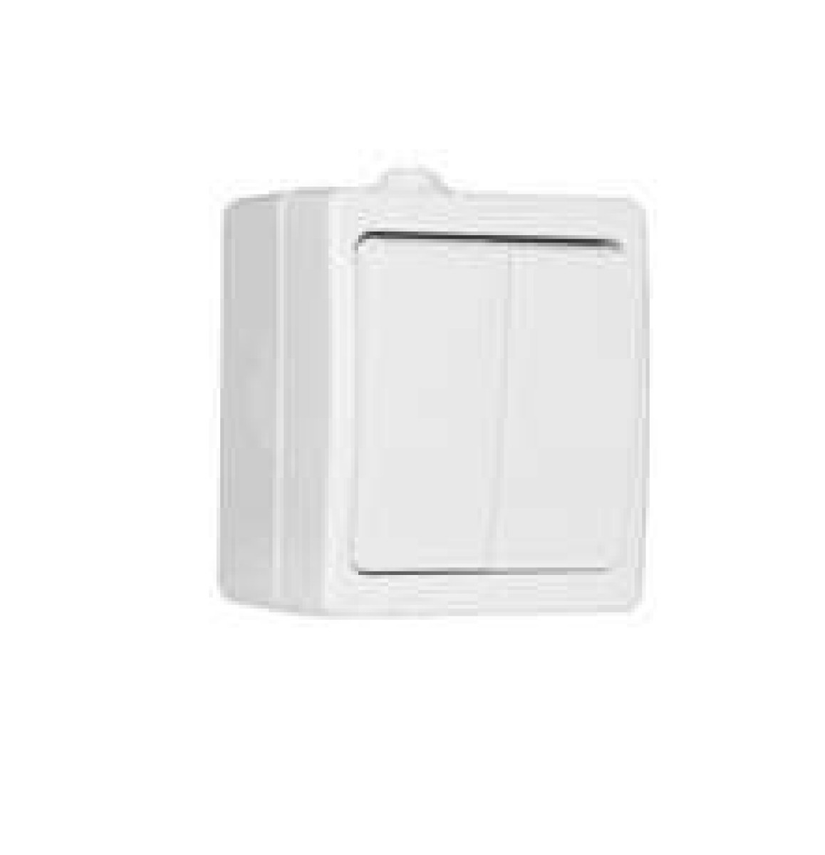 Изображение товара Выключатель 2-клавишный Универсал Allegro IP54 для бытовых и промышленных условий