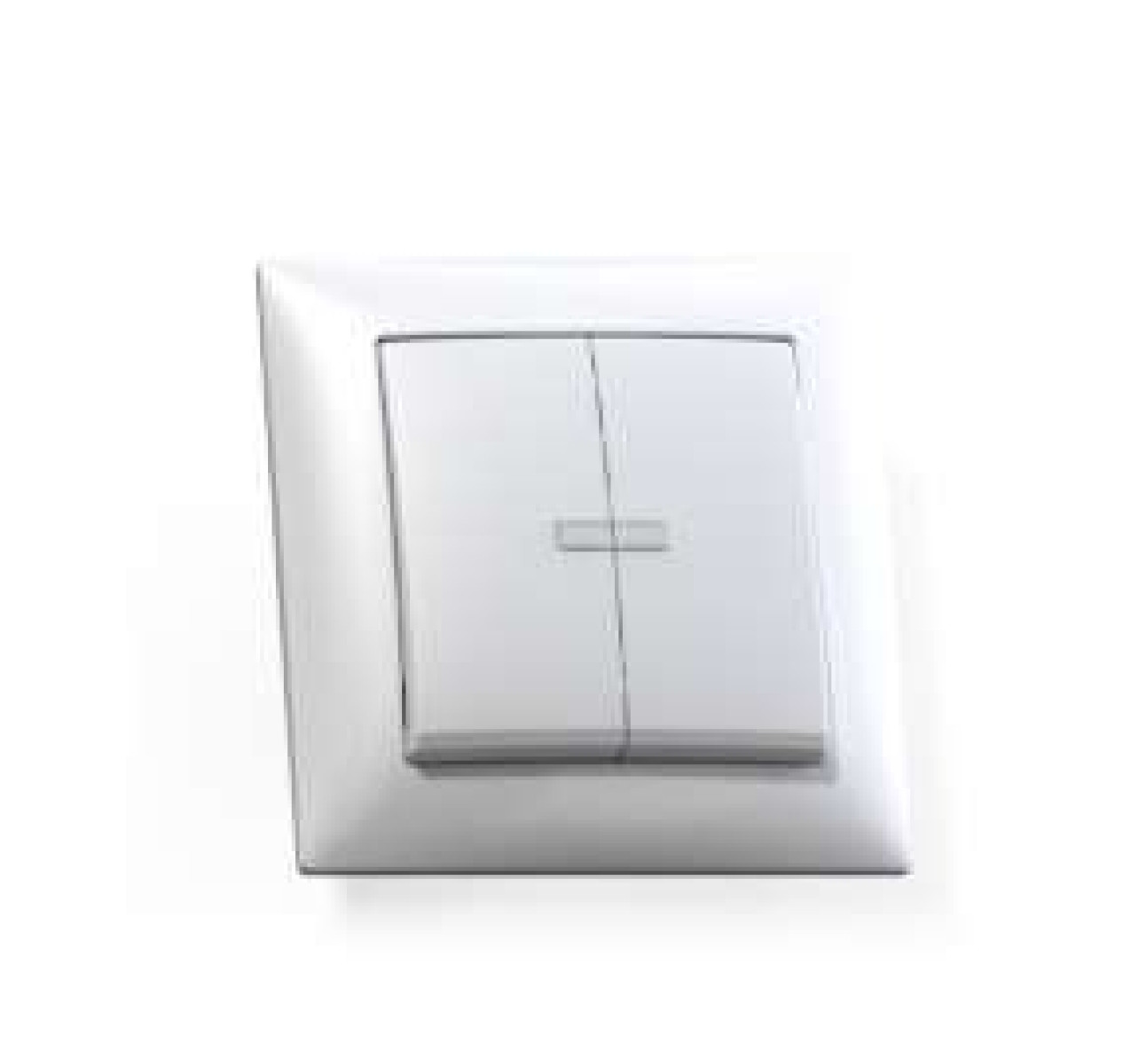 Изображение товара Выключатель 2-клавишный СП Селена 10А IP20 с индикацией Кунцево-Электро