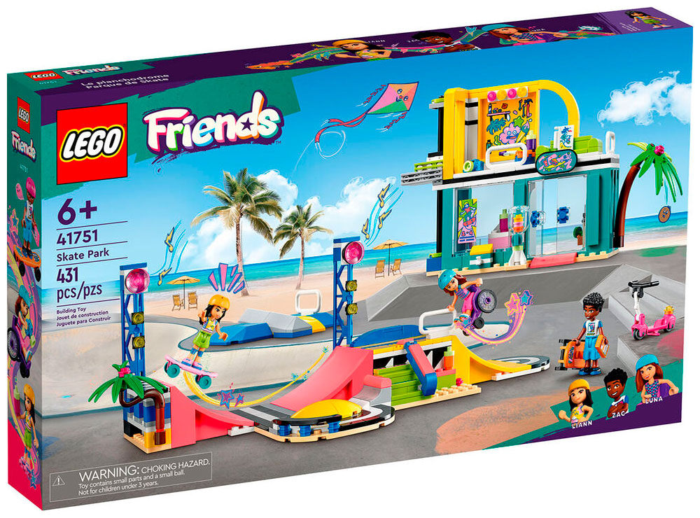 цена Конструктор Lego Friends Скейтпарк 41751