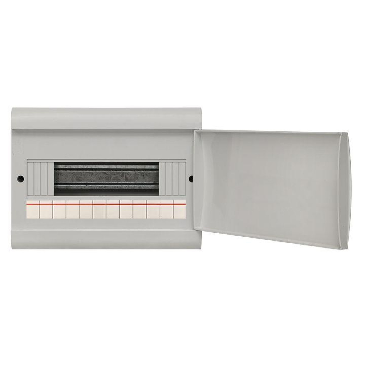 Изображение товара Высоковольтное и щитовое оборудование EKF Щит ЩРН-П-12 "SlimBox" IP41 бел. дверца PROxima